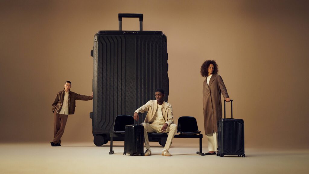 Suitcase BOSS Samsonite Sleek Collection For Travelers wasafiblog