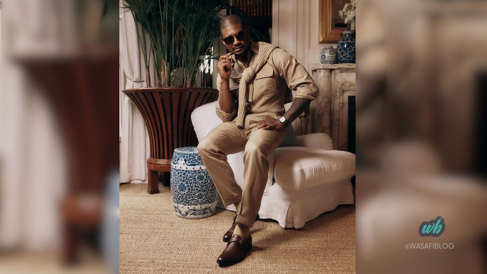 Usher Raymond Dons 'Ralph's Riviera'